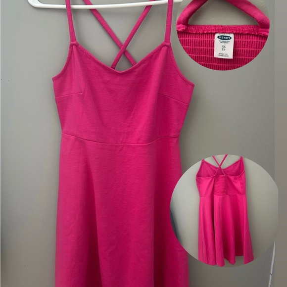Old Navy Hot Pink Dress - Size XS - Picture 3 of 4